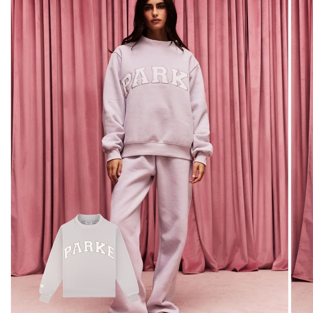 Parke Women's Lavender Sweatshirt Valentine’s Day
